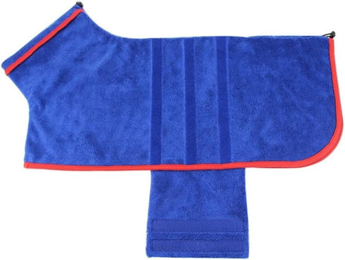 PUGHGAETZF Bath Towel Hooded Super Absorbent Dog Clothes Small Doggy Cosplay Party(Royal Blue,XS)