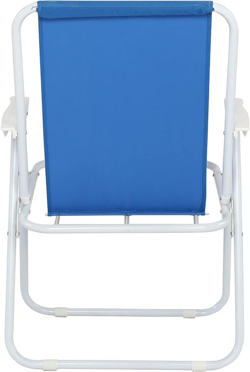 DESIGNSCAPE3D 4.4lbs, 19.1 17.3 29.5 inches Portable Outdoor Beach Chair, Lightweight Sturdy Oxford Cloth, Foldable