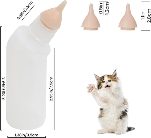 FEDIPUP Pack 5 Puppy Bottles for Nursing Puppy Milk, of Kitten Bottles for Nursing Newborn, Puppies Milk Feeder