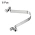 PATIKIL 8.5x6mm Kayak Paddle Snaps, 8 Pack Pole Push Button Spring Clips for Camping, Awning, Tent Pole
