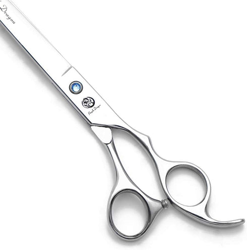 Purple Dragon Sharp Edge Salon Hair Cutting Shears - 4” to 10" - Pet/Dog Grooming Scissors with Bag