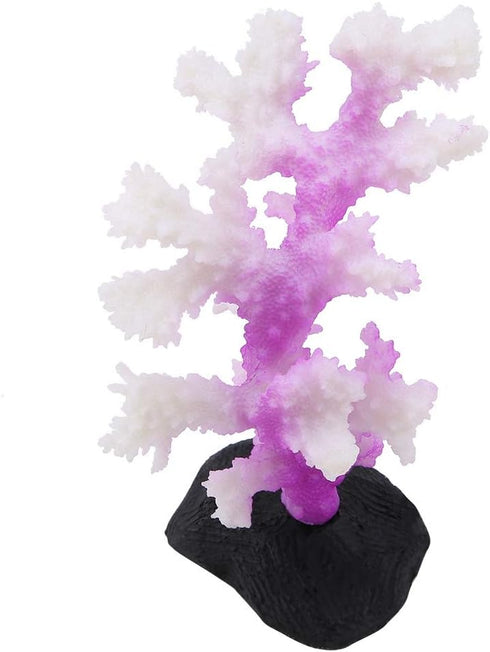HEEPDD Simulation Aquarium Coral Anemone Silicone Luminous Bionic Plants Fish Tank Landscaping Supplies Aquarium Ornament(Purple) by HEEPDD