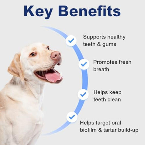 Seven777 Pet Dental Powder,Teeth Cleaning Powder for Dogs and Cats, Plaque & Bad Breath Off,Dental Care Supplies