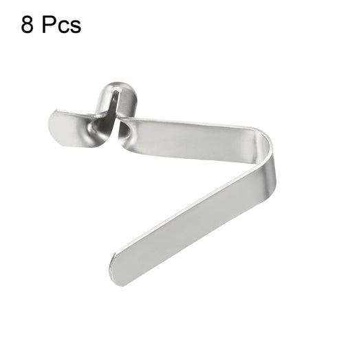 PATIKIL 5.5x3.8mm Kayak Paddle Snaps, 8 Pack Pole Push Button Spring Clips for Camping Awning Tent Pole
