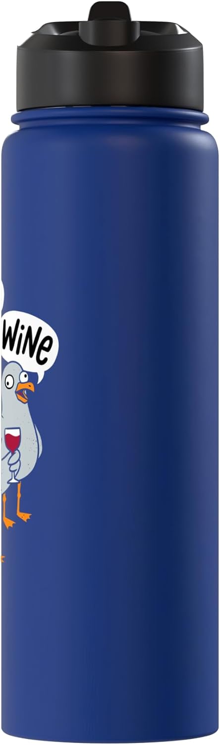 Wine Drinker Humor Tee Winery Life Wine Sommelier Sommelier Funny Seagulls Wine Drinkers Drinking Party Tee Stainless