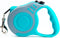 Retractable Dog Leash 10/16FT, Lightweight with Non-Slip Handle for Small Medium Dogs, Gray Blue