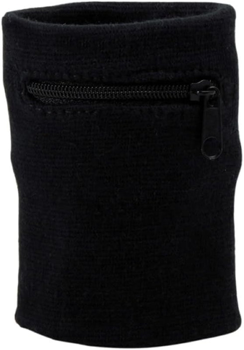 Suddora Zipper Wrist Pouch - Sweatband/Wristband Wallet for Keys, ID, Cards, Cash