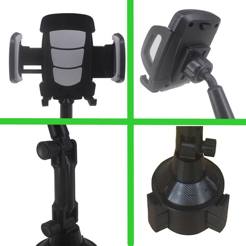 Golf Cart Phone Holder, Universal Cup Holder Mount for All 4.7-6.8" Cell Phones, Fits EZGO Club Car Yamaha