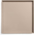 DogBuddy Waterproof Dog Food Mat - Silicone Mat for Dog Bowls, Nonslip Pet Feeding Mat with Edges (XS: 11" x 11", Taupe)
