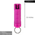 Police Magnum Keychain Pepper Spray, 3 Pack Tactical Self Defense with Belt Clip Holder for Women & Men