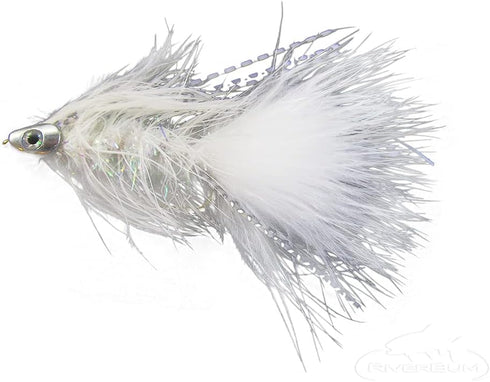 Pike Fly Fishing Flies Assortment Kit - 10 Piece with Fly Box, Cousin It, Mr Creepo, Skully Bugger