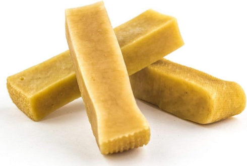 EcoKind Pet Treats Gold Himalayan Yak Cheese Medium Dog Chew - Great for Dogs, 6 Medium Chews