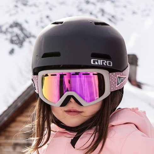 Giro Crue Youth Snow Helmet - Matte Berry, Size M (55.5-59cm)