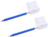 HEMOTON 2pcs Retractable Fishing Net with Fine Mesh and Stainless Steel Telescopic