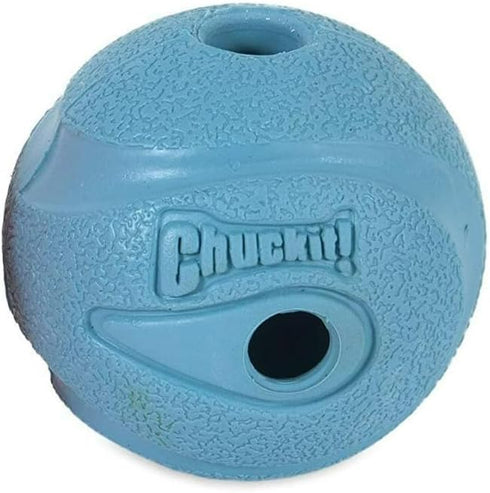 Chuckit Dog Fetch Toy Whistler Ball | Noisy Play Fits Launcher | Medium 8 Balls (4 Items)