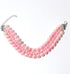 Fancy 3 Rows Pearl Pink Diamond Pet Cat Dog Necklace - Jewelry Collar for Pet Cat Dog Girl Costume Accessories