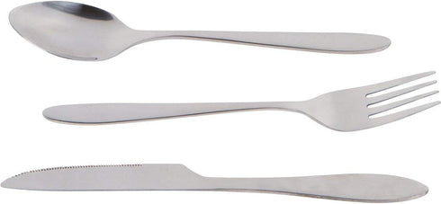 Reusable Travel Utensils with Case | Fork and Spoon Set with Knife and Optional Reusable Straws – Great Office, Travel, or Camping Accessories | Lightweight, Sturdy Reusable Utensils by Roaming Cooking