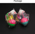 2pcs Tease Cat Tumbler Mice Toys, False Feather Mice Ball Toys Kitten Pet Dog Mix