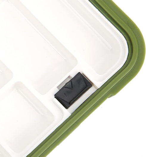 Portable Fishing Tackle Box, Waterproof Damping System Fishing Tackle Container for Outdoor Accessories