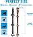 Borong Communication Leather Door Bells for Dogs Potty Doorbells for Dogs Training Dog Buttons for Dog Training Bell