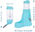 Guardians Hamster Water Bottle, Automatic Drinking Bottle with Food Container Base, 80ml, Blue