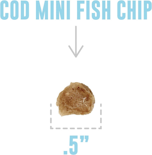 Icelandic+ Mini Fish Chips: Cod - 2.5oz Bag, Wild-Caught & Air-Dried Dog Treats, Crunchy Pet Snacks