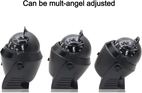 ITYAGUY Marine Compass for Boat LED Light Navigation Pivoting Electronic Automotive High Precision Compass for Sailing
