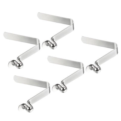PATIKIL 8.3x7mm Kayak Paddle Snaps, 5 Pack Pole Push Button Spring Clips for Camping Awning Tent Pole