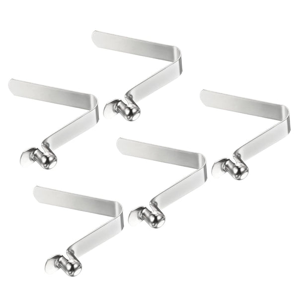 PATIKIL 8.3x7mm Kayak Paddle Snaps, 5 Pack Pole Push Button Spring Clips for Camping Awning Tent Pole