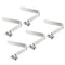 PATIKIL 8.3x7mm Kayak Paddle Snaps, 5 Pack Pole Push Button Spring Clips for Camping Awning Tent Pole
