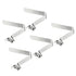 PATIKIL 8.3x7mm Kayak Paddle Snaps, 5 Pack Pole Push Button Spring Clips for Camping Awning Tent Pole