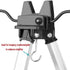 Portable Aluminum Alloy Fishing Rod Holder with Telescopic Legs