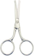 3.6 Inch Silent Pet Grooming Scissors for Cats & Dogs, Tiny Safety Curved - Quiet Alternative to Electric Clippers