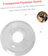 Toddmomy 2pcs Flywheel Guard, Bike Accessories for Bicycle Spokes, Clear Spoke Protector and Rear Hub Cover