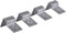 Fdit Pack of 4 Stainless Steel Aquarium Fish Glass Cover Clip Support Holder (8mm)