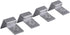 Fdit Pack of 4 Stainless Steel Aquarium Fish Glass Cover Clip Support Holder (8mm)