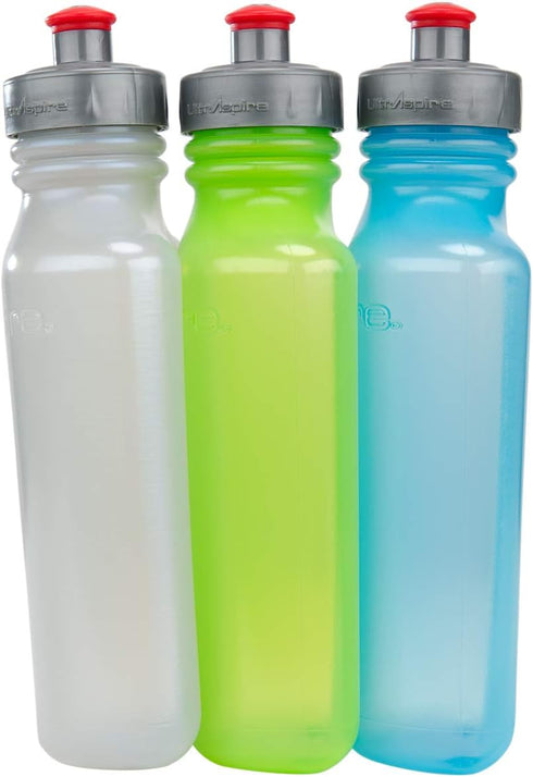 Ultraspire x UltraFlask 550 Hybrid Running Water Bottle - Ultra Squeezable, Soft, Comfortable, BPA Free
