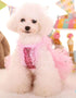 Fashion Sweet Puppy Dog Blingbling Princess Skirt, Pet Dog Lace Cake Camisole Tutu Dress, Pink Medium