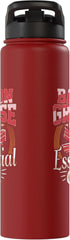 Bacon Lover Apparel Bacon Grease Is My Essential Oil Funny Foodie Stainless Steel Insulated Water Bottle