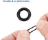 Wacky Rig Tool with 100Pcs Silicone O Rings for 3"-4" and 5"-7" Senko Worms, Easy Installation for Plastic Worms