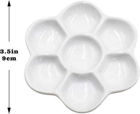 Neeenn 3 Pack Hermit Crab Food Bowl & Water Dish, Ceramic Hermit Crab Feeder Kit, Suitable for Hermit Crab Tarantula