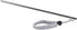 Aluminium Alloy Diving Pointer Stick for Lobster Tickle - Gray