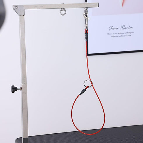 Pet Grooming Loop for Dogs, Fits Most No Sit Haunch Holder Tubs and Tables, Sturdy Steel Wire Rope (3 Packs) (Ring