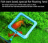 2 Pcs Fish Feeding Ring, Blue Floating Food Feeder Circle with Suction Cup for Aquarium, for Guppy, Betta, Goldfish