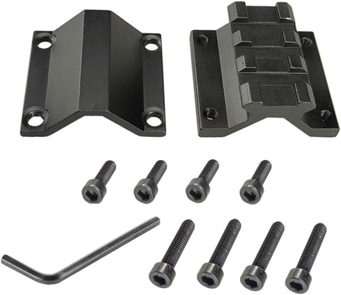 Scope Barrel Clamp Mount Adapter with Weaver Picatinny Rail