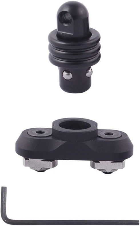 QD Adapter Stud Mount Attachment for Mlok Rail System