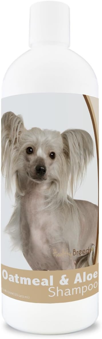 Healthy Breeds Chinese Crested Oatmeal Shampoo with Aloe 16 oz
