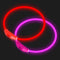 2-Pack LED Dog Collar, Light Up Rechargeable Dog Lights for Night Walking, Universal Safety Necklace for Dogs, Red &