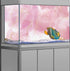Pink Marble Aquarium Background, Art Abstract Terrarium Background, Colorful Marble Glass Background 30X12IN with 8 EVA