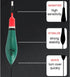 OriGlam Fishing Float and Bobber, Trout Wood Slip Spring Oval Stick for Fishing